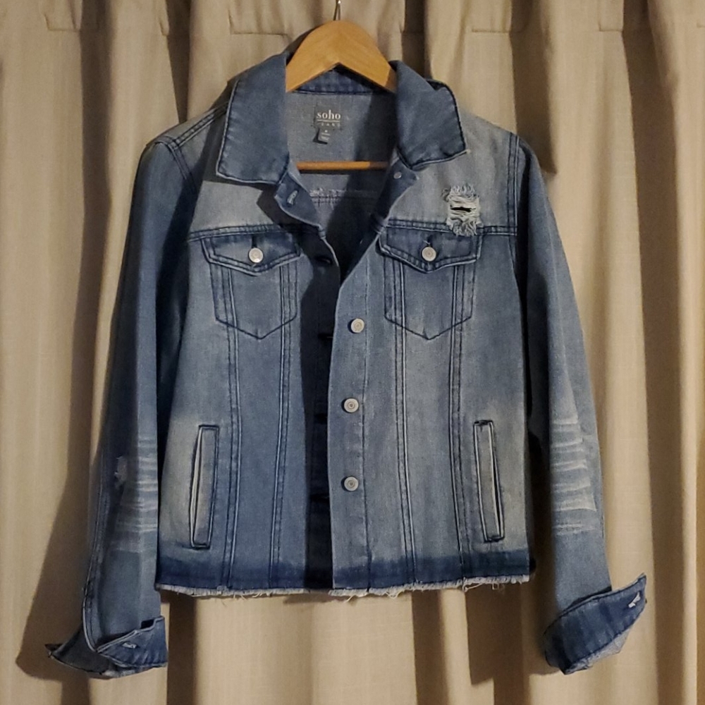 Jean Jacket Zipper Sides!